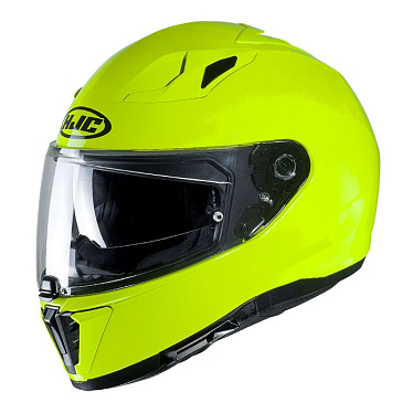 Мотошлем HJC i70 флуо зеленый - магазин Motostyles