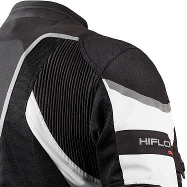 Мотокуртка текстильная Rebelhorn HiflowIII серебряный черный - магазин Motostyles