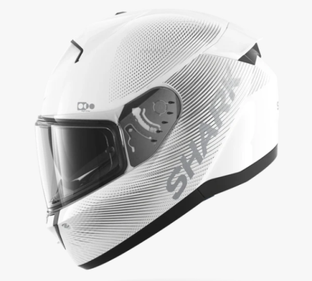 Мотошлем Shark Ridill 2 SP LYNE белый серый - магазин Motostyles