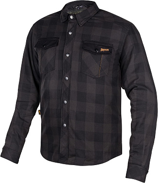 Рубашка Broger Alaska черный серый - магазин Motostyles