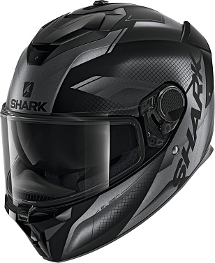 Мотошлем Shark Spartan GT Elgen черный/матовый/серый - магазин Motostyles