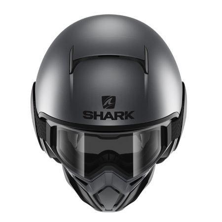 Мотошлем Shark Street Drak Neon серый матовый - магазин Motostyles