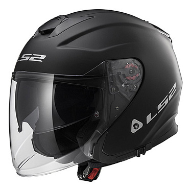 Мотошлем LS2 OF521 Infinity матовый черный - магазин Motostyles