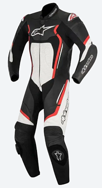 Мотокомбинезон Alpinestars Motegi V2 белый/черный/серый - магазин Motostyles