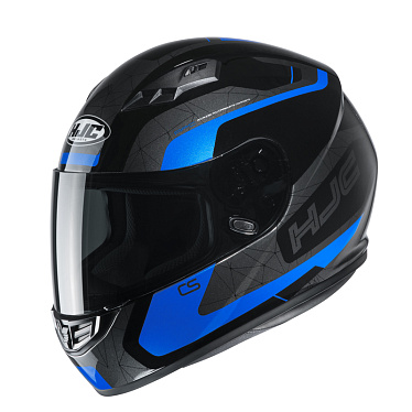 Мотошлем HJC CS-15 Dosta черный синий - магазин Motostyles