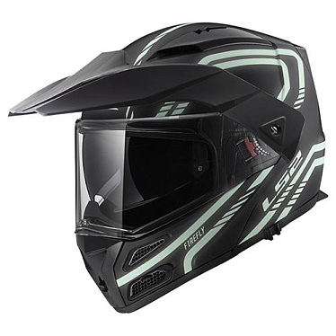 Мотошлем LS2 FF324 Metro Evo черный флуо - магазин Motostyles
