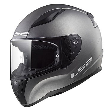 Мотошлем LS2 FF353 Rapid Single матовый титановый - магазин Motostyles