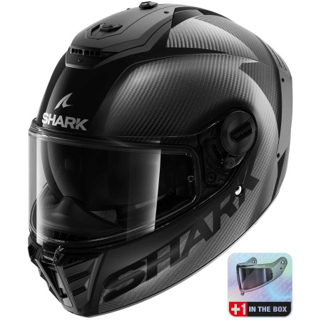 Мотошлем Shark Spartan RS Carbon Skin черный + визор