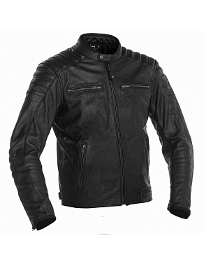 Мотокуртка кожаная Richa Daytona 2 D3O черный с перфорацией - магазин Motostyles