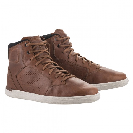 Мотоботы Alpinestars J-Cult DRYSTAR коричневый - магазин Motostyles
