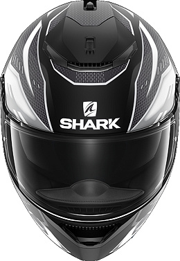 Мотошлем Shark Spartan 1.2 Antheon белый/черный/матовый/серый - магазин Motostyles
