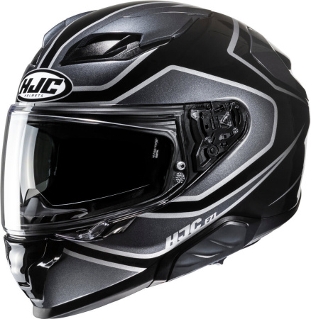 Мотошлем HJC F71 IDLE черный серый - магазин Motostyles