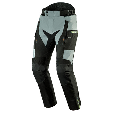 Мотоштаны текстильные Rebelhorn CubbyIII серый/черный/флуо/желтый - магазин Motostyles