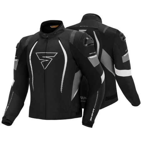 Мотокуртка текстильная SHIMA SOLID PRO черный - магазин Motostyles