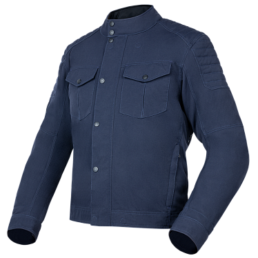 Мотокуртка текстильная Rebelhorn Hunter синий - магазин Motostyles