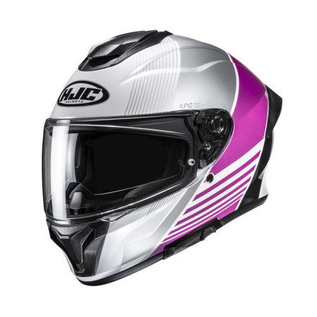 Мотошлем HJC C71 Morix белый розовый - магазин Motostyles