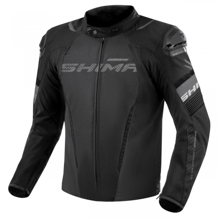 Мотокуртка текстильная SHIMA SOLID 2.0 черный - магазин Motostyles