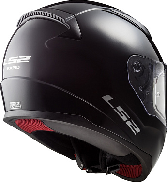 Мотошлем LS2 FF353 Rapid Single матовый черный - магазин Motostyles