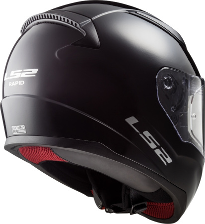 Мотошлем LS2 FF353 Rapid Single матовый черный - магазин Motostyles
