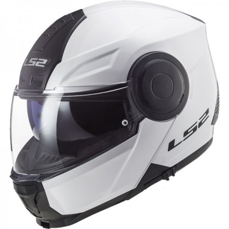 Мотошлем LS2 FF902 Scope Solid белый - магазин Motostyles