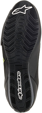 Мотоботы Alpinestars Faster 3 DRYSTAR черный/флуо/серый/желтый - магазин Motostyles