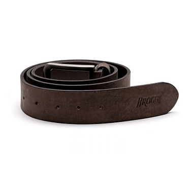 Ремень кожаный Broger Alaska 100 винтажный коричневый - магазин Motostyles