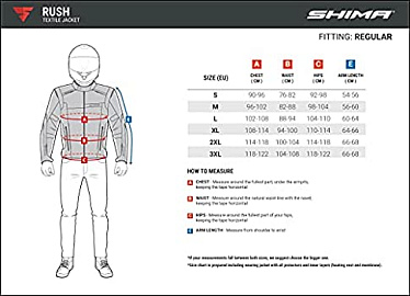 Мотокуртка текстильная SHIMA RUSH красный - магазин Motostyles