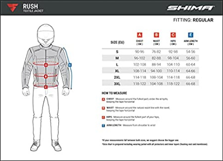 Мотокуртка текстильная SHIMA RUSH красный - магазин Motostyles