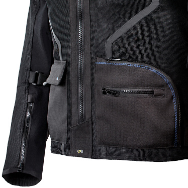 Мотокуртка текстильная Rebelhorn Scandal черный - магазин Motostyles