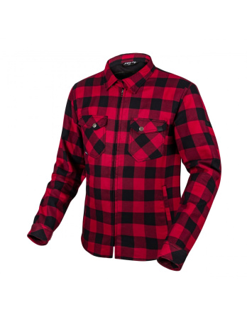 Моторубашка Seca Marshal II красный черный - магазин Motostyles