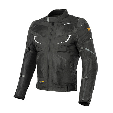 Мотокуртка текстильная Seca Venti Uno D3O черный - магазин Motostyles