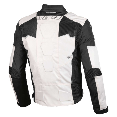 Мотокуртка текстильная Seca Stream III серый - магазин Motostyles