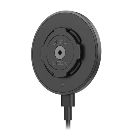 Беспроводная зарядка авто/офис Quad Lock® V2 Wireless Charging Head for Car / Desk - магазин Motostyles