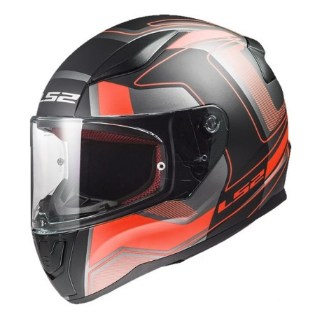 Мотошлем LS2 FF353 Rapid Carrera матовый/черный/красный - магазин Motostyles